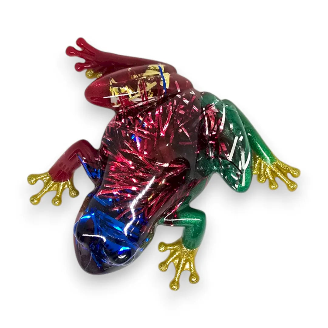 Grenouille de Noël Résine Epoxy