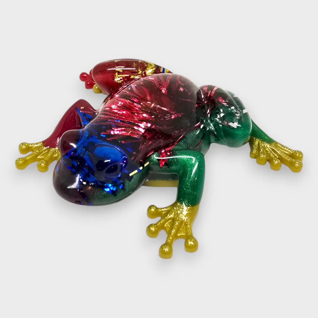 Grenouille de Noël Résine Epoxy